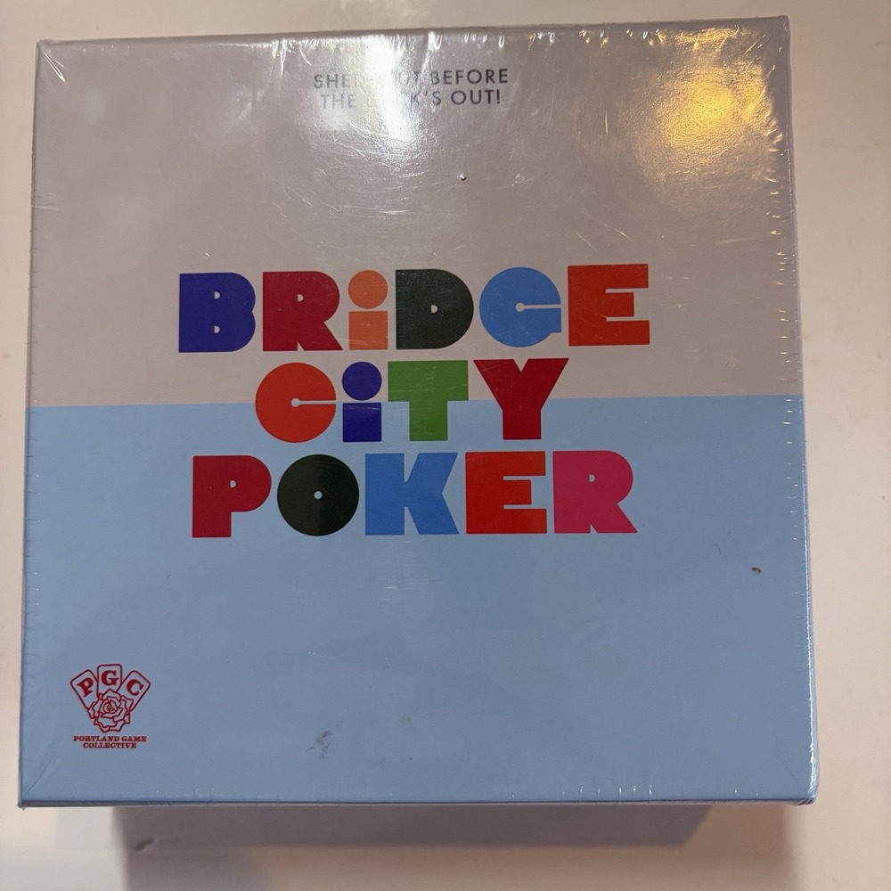 Card Game Bridge City Poker Portland Game Collective New Pin Packaging